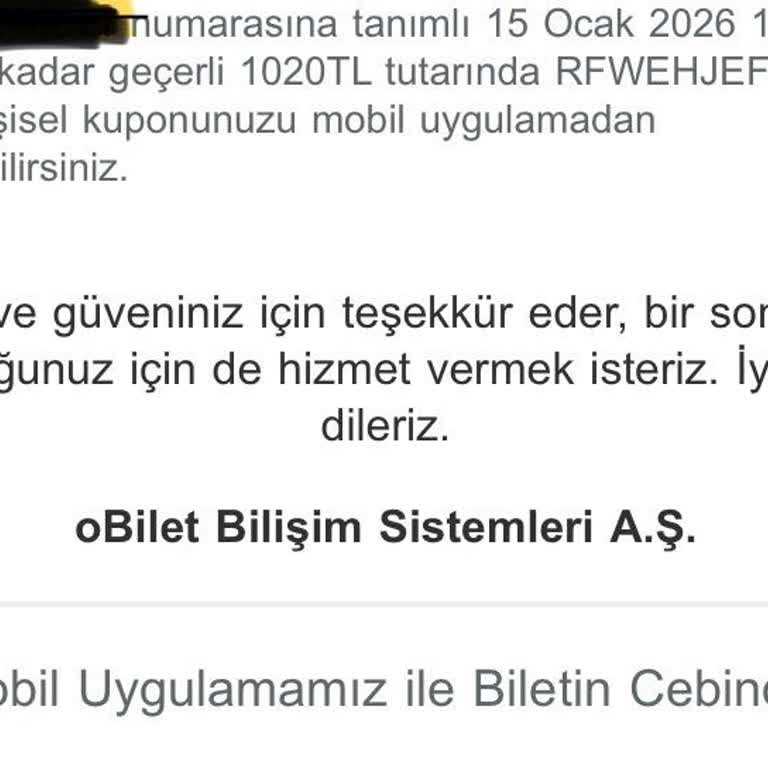 Kupon İptaliyle Kaybolan Para