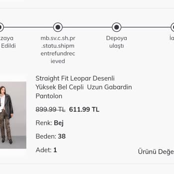 İade Tutarı Farklılığı Ve Değişim Sorunu
