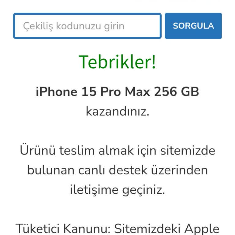Motors Resmi Satış Mağazası Çekiliş Yalanı!