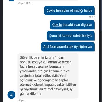Haksız Bonus İptali Ve Yetersiz Müşteri Hizmeti