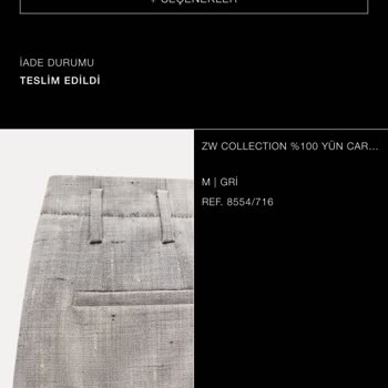 Zara İade Sürecinde Eksik Ürün Ve Müşteri Hizmetleri Sorunu