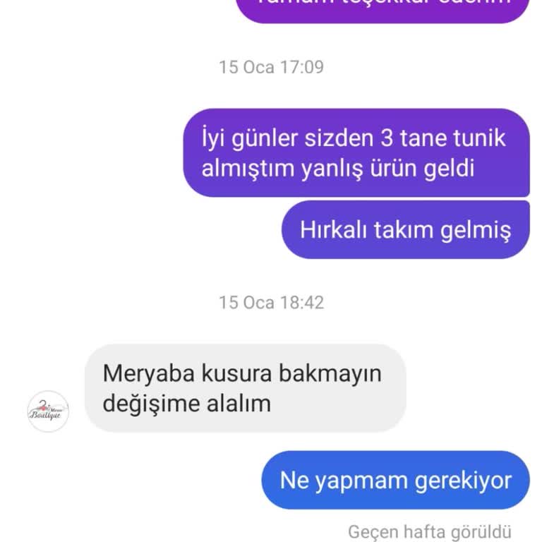 Yanlış Ürün Ve İletişim Eksikliği