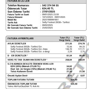 Faturalandırma Hatası Ve Vergi Açıklaması Talebi
