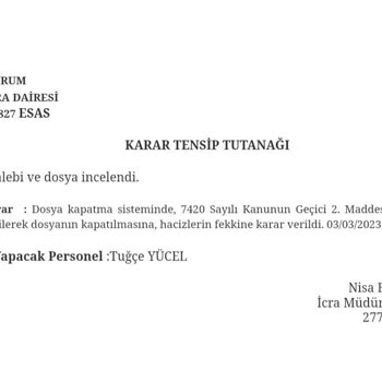 Borcun Silinmesi İçin İcra Affı Talebi