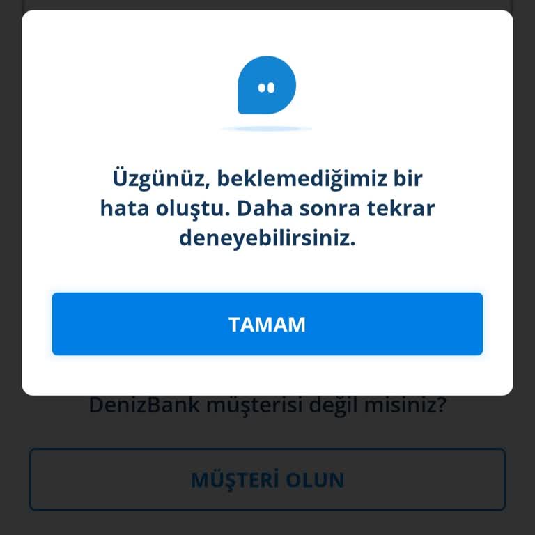 Denizbank Hesabına Erişim Sorunu
