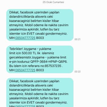 Virüslü Uygulama Ve Yetkisiz Ödeme Sorunu