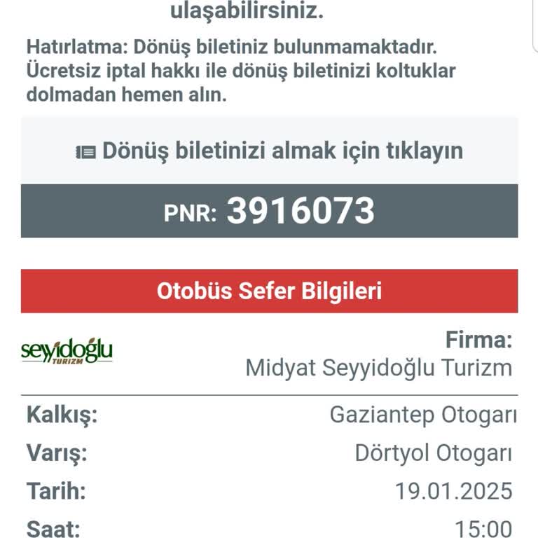 Otobüs Saatinden Önce Hareket Etti!