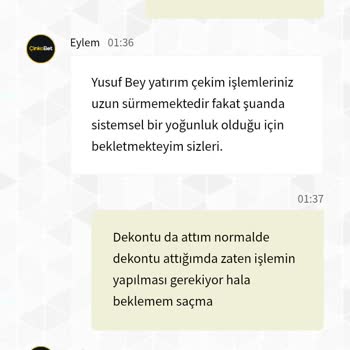 Para Yatırma Sürecinde Müşteri Hizmetleri Hayal Kırıklığı