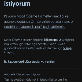 Abonelik Onayı Olmadan Başlatılan İşlem