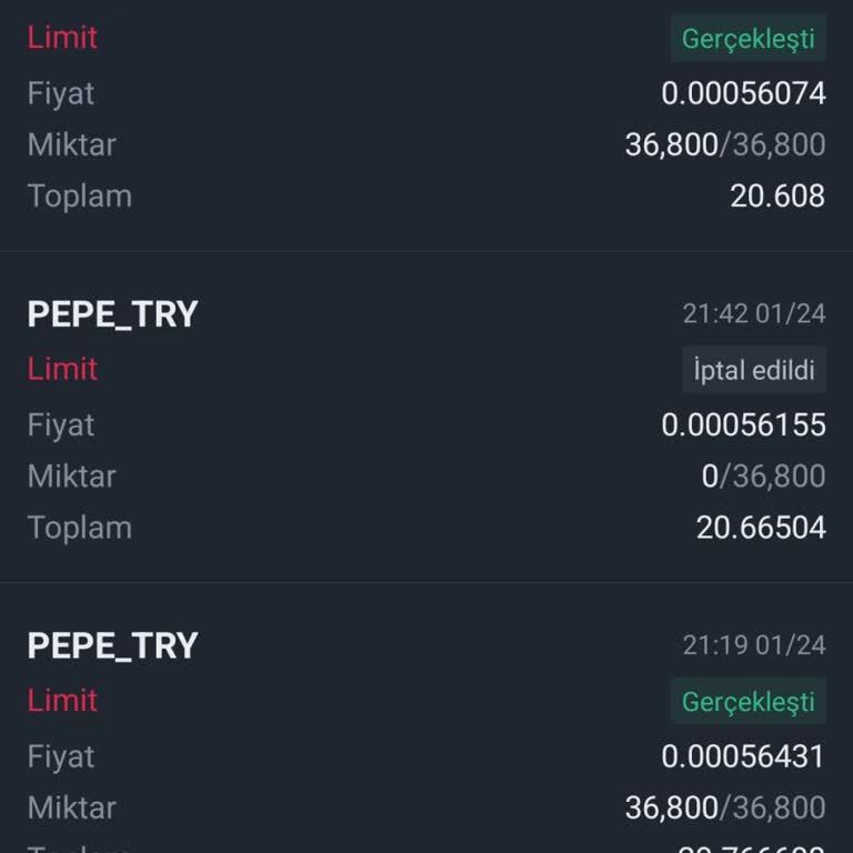 Binance TR'de İşlemler Tamamlandı Ama Para Yatmadı
