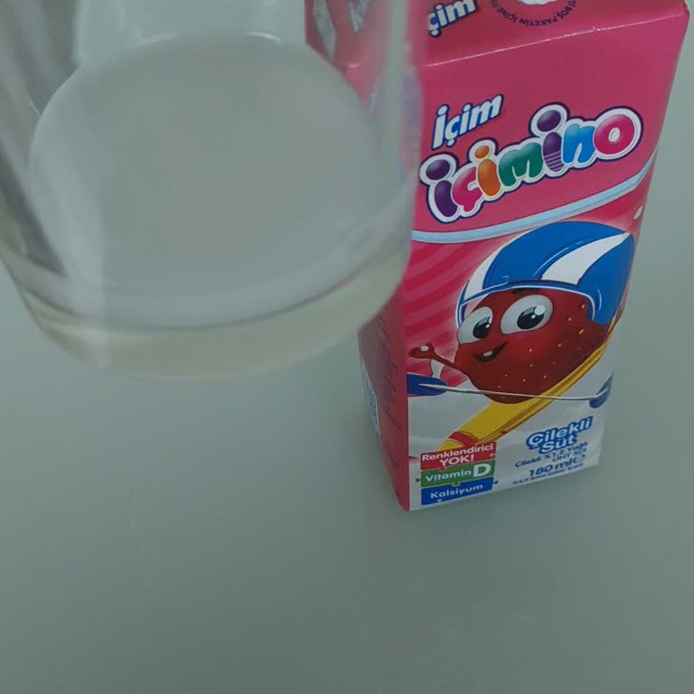 İçimino Çilekli Sütlerde Kıvam Sorunu
