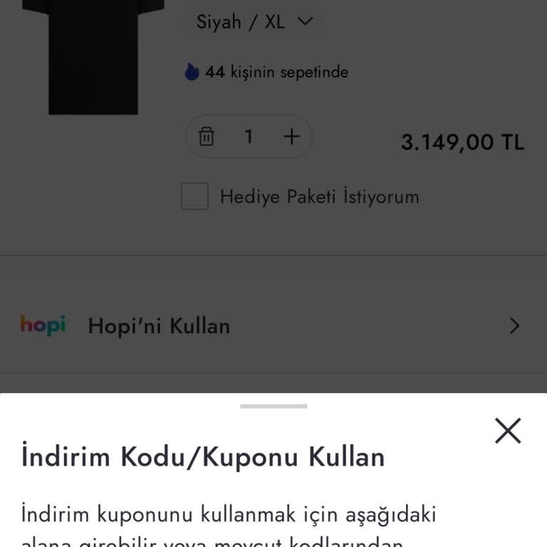 Boyner Uygulamasında Kupon Kullanım Sorunu