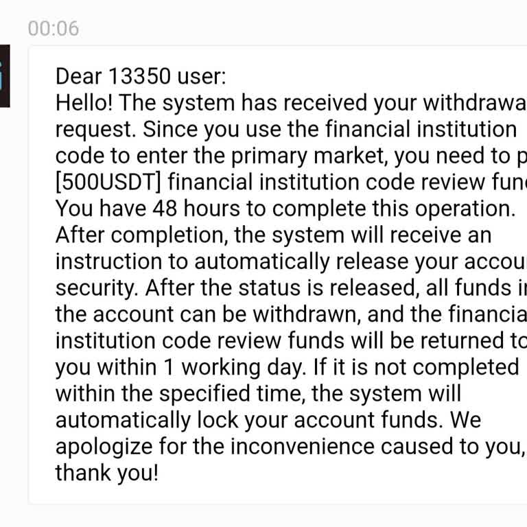 Taireqawe Borsasında Para Çekme Sorunu Ve Dondurulan Hesap
