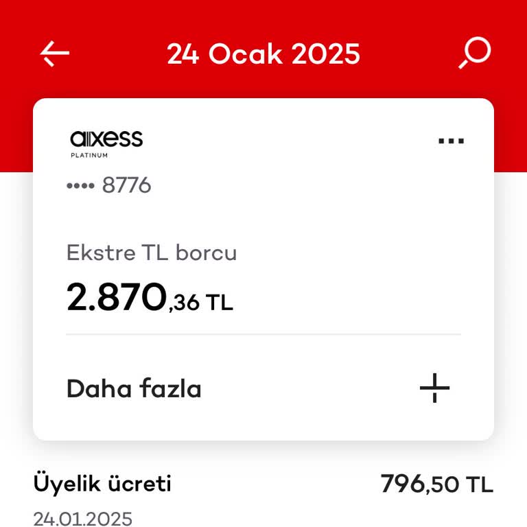 Akbank Platinum Kart Üyelik Ücreti İadesi Talebi