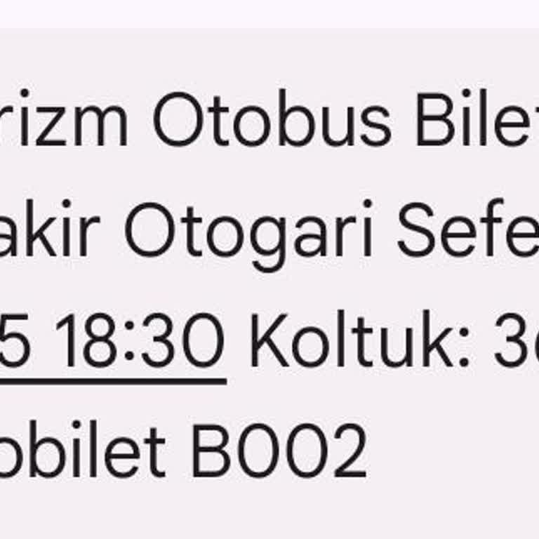 Şehirlerarası Otobüs Yolculuğunda Sürekli Gecikme Ve Beklemeler