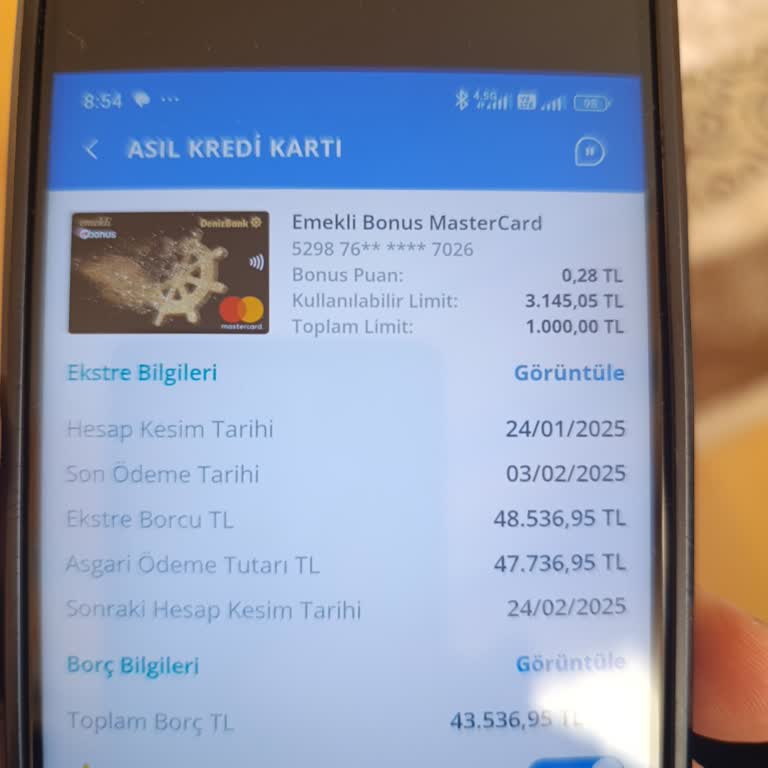 Kredi Kartı Limit Sorunu Ve Yüksek Faiz Şikayeti