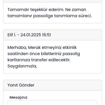 Maç Biletlerim Hâlâ Aktarılmadı