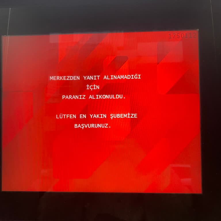 ATM'de Sıkışan Para Ve Akbank İletişim Sorunu