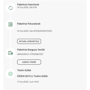 Teslim Edilmeyen Ürün Ve İletişim Sorunu