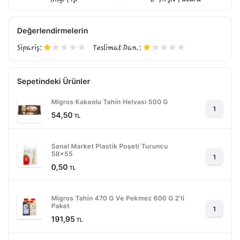 Teslim Edilmeyen Sipariş Ve İletişim Sorunu