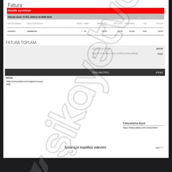 Adobe Planı İptal Edilmesine Rağmen Ücret Kesintisi