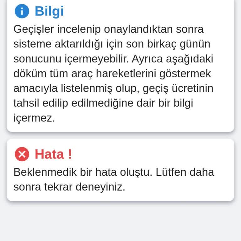 Otoyol Geçişlerinde Şeffaflık Sorunu