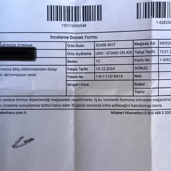 Skechers Ayakkabıda Hızlı Deformasyon Ve Yetersiz Müşteri Hizmeti