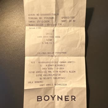Boyner'den Aldığım Parfüm Kokmuyor Ve İade Sorunu Yaşıyorum
