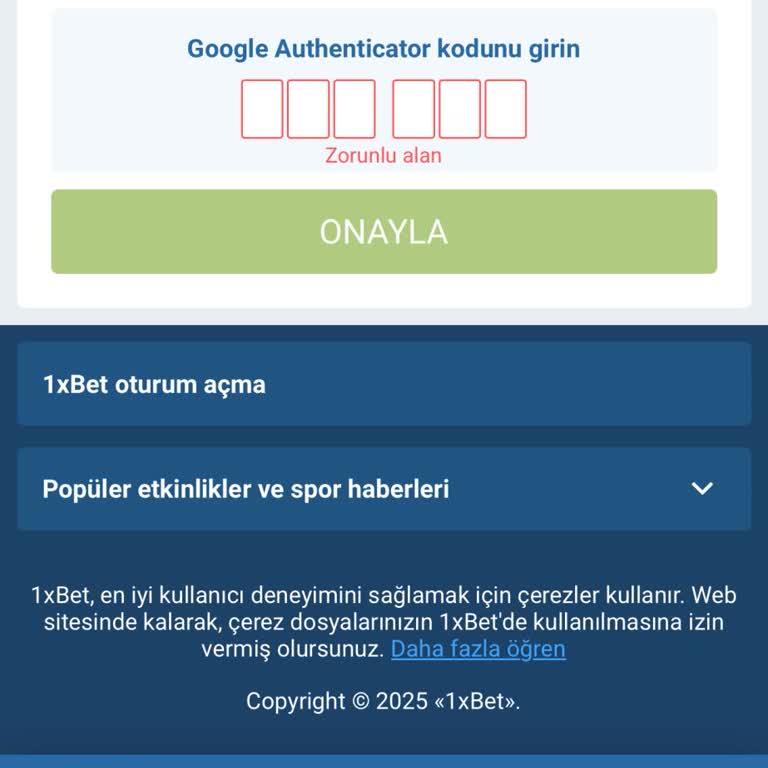 1xBet Google Authenticator Kodu Sorunu Ve Yetersiz Müşteri Hizmetleri