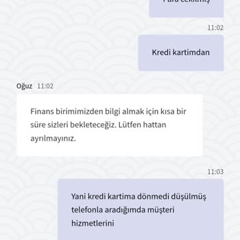 Kredi Kartı İşlem Sorunu
