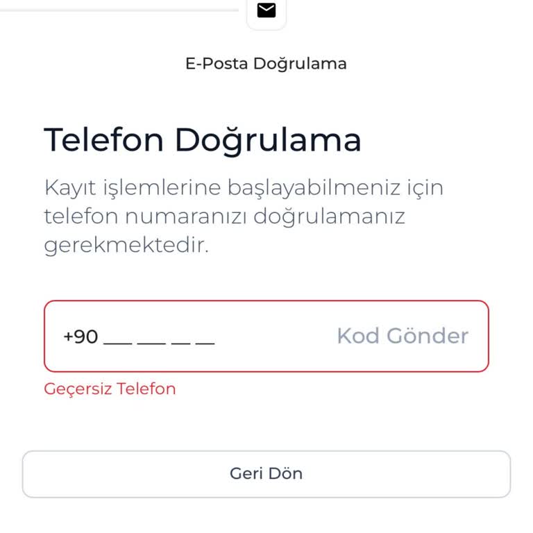 Utts Sisteminde Telefon Doğrulama Sorunu