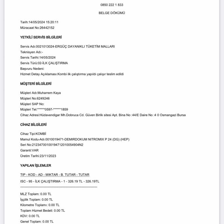 Nitromix Kombi Sesi Ve Bar Düşmesi Sorunu Çözülmüyor