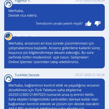 TurkNet Bağlantı Sorunu Ve Müşteri Hizmetleri Eksikliği