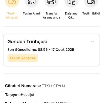 Geciken Kargo Ve Yetersiz Müşteri Hizmeti