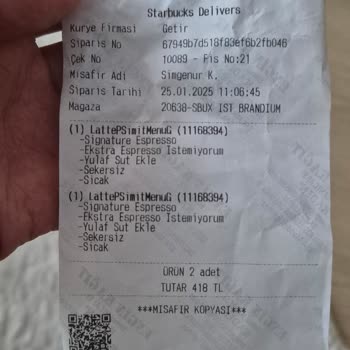 Getir'de Eksik Sipariş Ve Yetersiz Müşteri Hizmeti