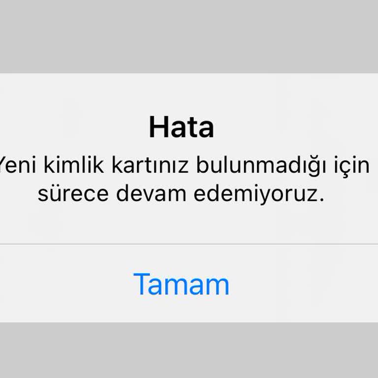 Yeni Kimlik Kartı İle Şifre Alma Sorunu