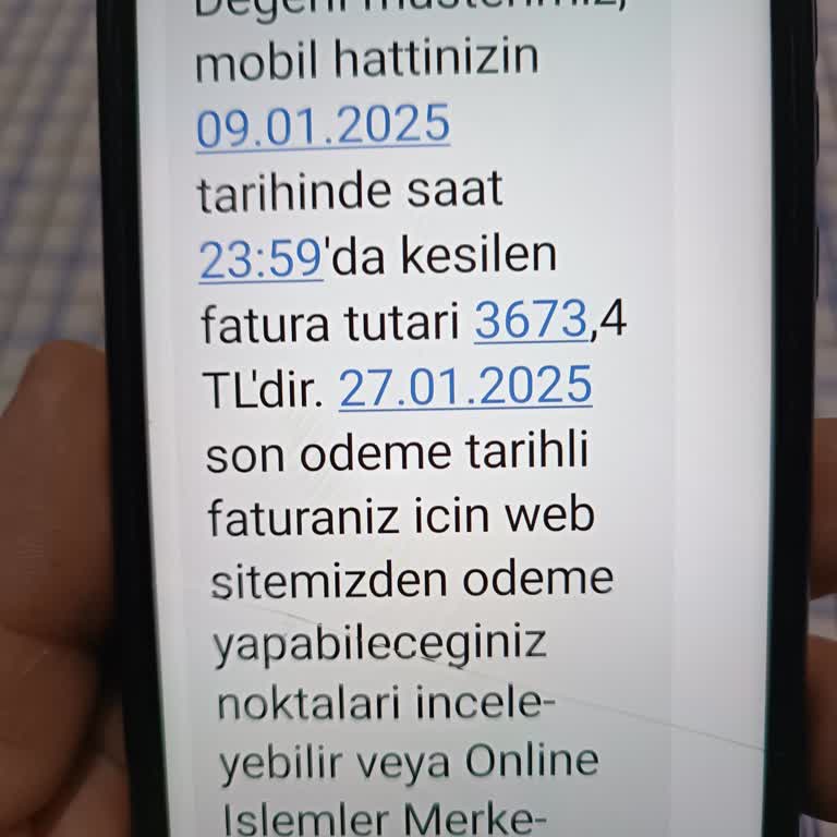 Beklenmedik Yüksek Fatura Ve Bilgi Eksikliği Sorunu
