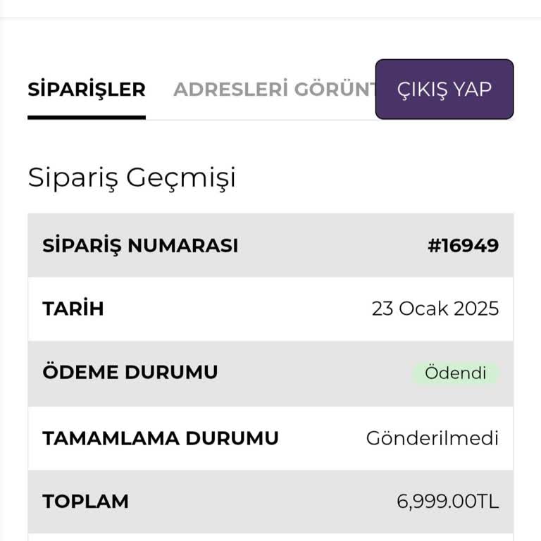 Çeyiz Seti Siparişi Teslim Edilmedi Ve İletişim Sorunları
