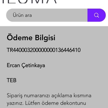 Yanıt Alınamayan Sipariş Süreci