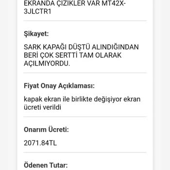 TCL Çocuk Saati Garanti Sürecinde Haksız Ücret Talebi