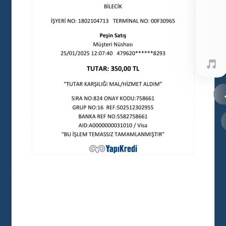 Yanlış Kart Çekimi Ve Fiş Verilmemesi