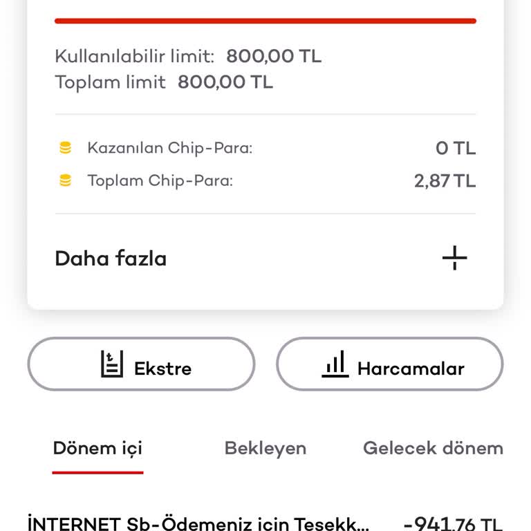 Kredi Kartı Ücreti İadesi Talebi