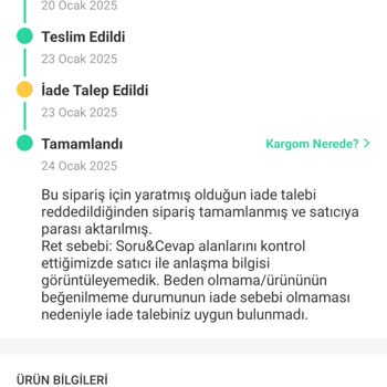 Dolap Uygulamasında İade Sorunu: Güven Sarsıcı Deneyim