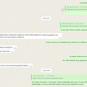 Oto Servisinde İade Sorunları