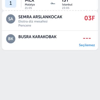 THY'de Ekstra Diz Mesafeli Koltuk Sorunu