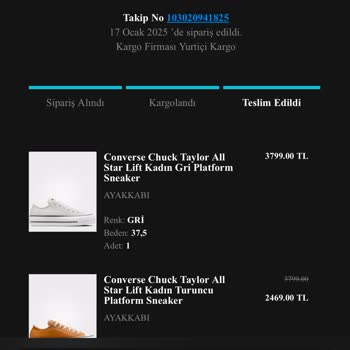 Teslim Edilmeyen Ürün Ve Yanlış İade Süreci