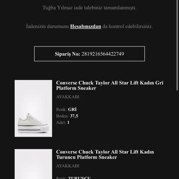 Teslim Edilmeyen Ürün Ve Yanlış İade Süreci