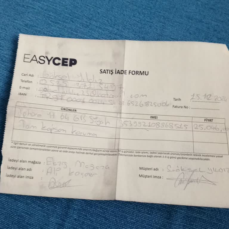 Arızalı Telefon İadesinde Geciken Para İadesi