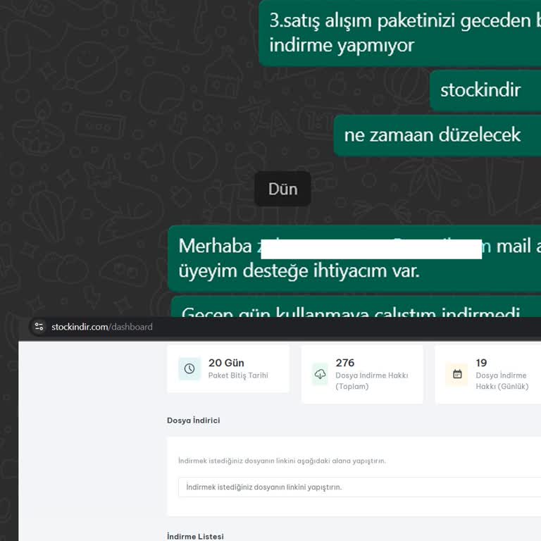 Stockindir.com Üyelik Ve İndirme Sorunları