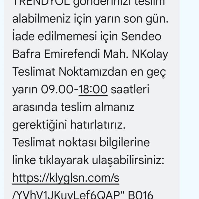 Kargo Firmasının Yetersiz Dağıtım Ve İletişim Sorunları